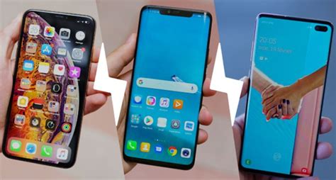 Best Smartphone 2019 Iphone Oneplus Samsung And Huawei In Contrast