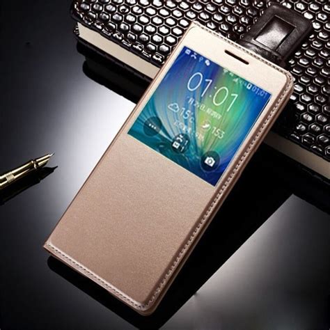 For Samsung Galaxy J5 2016 J510 Case Luxury Window View Flip Pu Leather