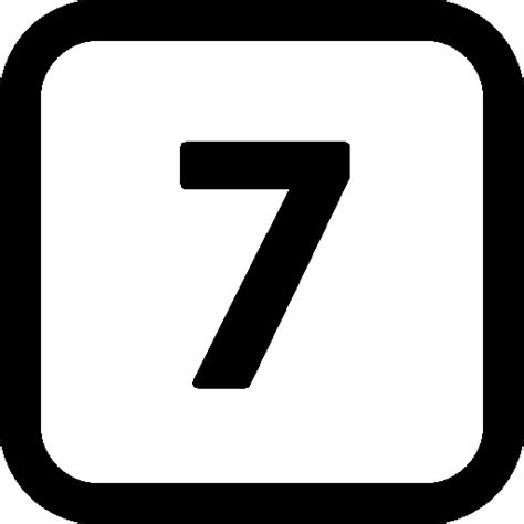 Numbers 7 Icon Windows 8 Iconset Icons8