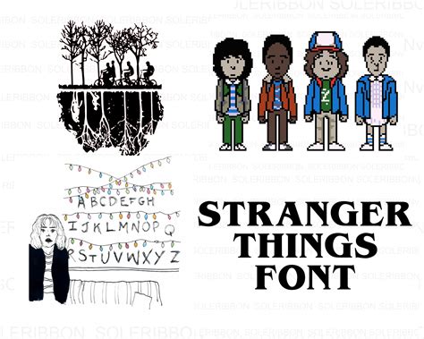 Stranger Things SVG Bundle Stranger Things SVG Stranger | Etsy | Stranger things font, Stranger 