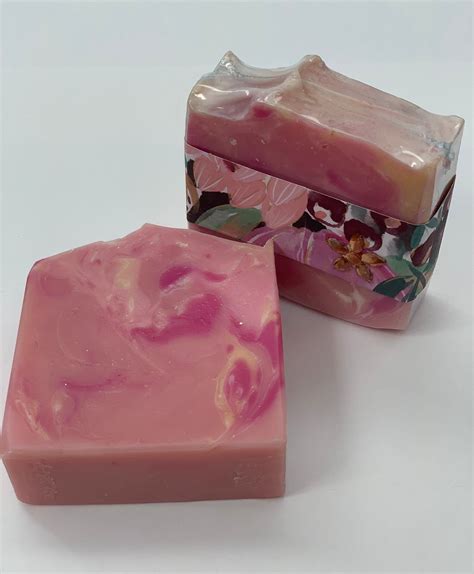 Handmade Soap Pink Magnolia Artisan Soap With Aloe Vera Soap