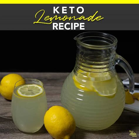 Keto Lemonade Recipe Sugar Free Lemonade Without Artificial Sweeteners