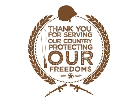 Thank You For Serving Our Country Graphic By Baraeiji · Creative Fabrica