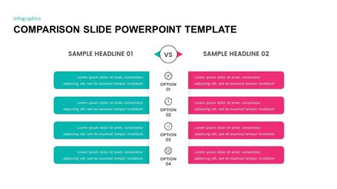 Modern Comparison Slide Template For Powerpoint Ph
