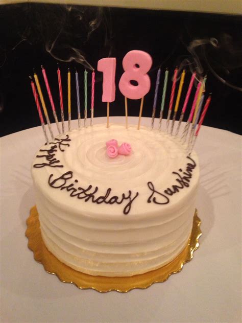 Simple Yet Classy 18th Birthday Cake 18th Birthday Cake Designs 18th Birthday Cake 18th