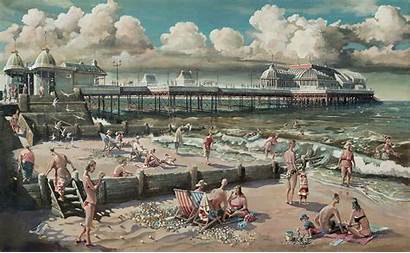 Cromer Painting Norfolk Pier Oil Royal Allotment
