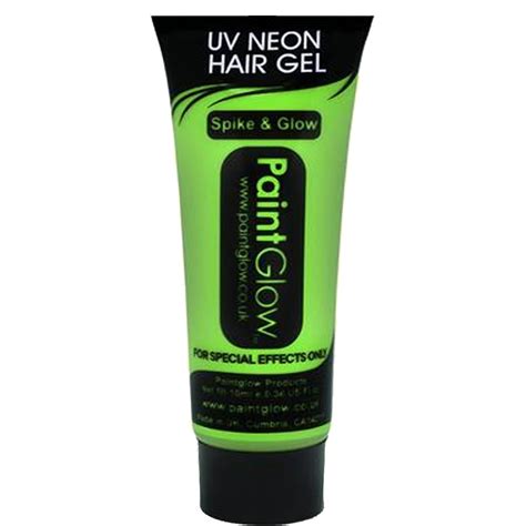 Paint Glow Neon Uv Hair Gel Green 13ml