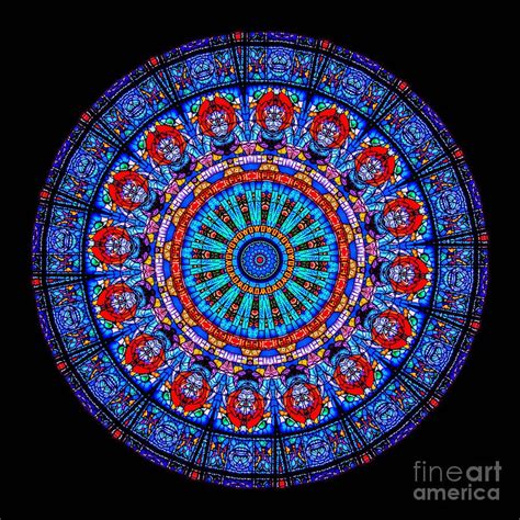 Kaleidoscope Stained Glass Window Series By Amy Cicconi Stained Glass