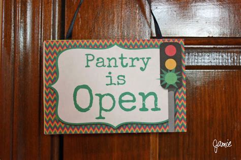 My Fashionable Designs Pantry Open And Closed Sign Project