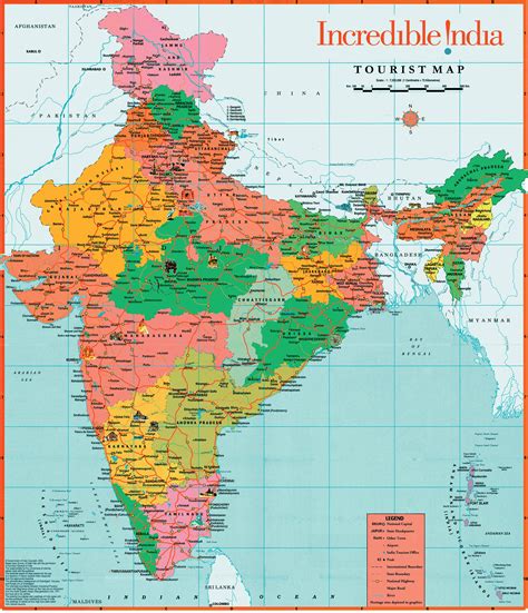 India Tour Map