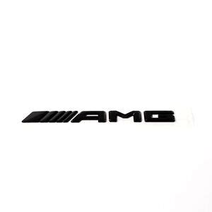 AMG Logo Schriftzug schwarz glänzend Original Mercedes Benz G Klasse