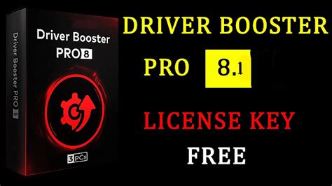 Driver Booster 81 Pro With License Key 2021