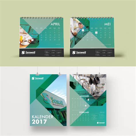 Sribu Desain Kalender Calendar Design 2017 Untuk Senwell