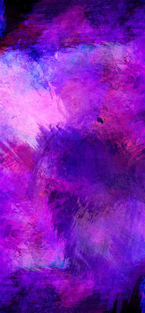Purple Paint Abstract 1242x2688 Iphone 11 Proxs Max Wallpaper