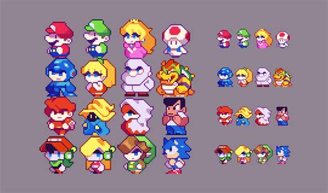 32x32 Characters Animation Pixel Cool Pixel Art Pixel Art Characters