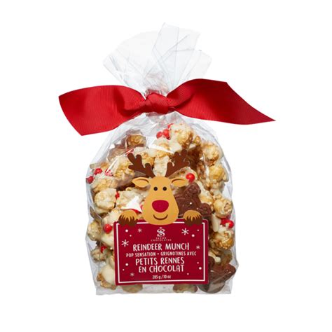 Reindeer Munch Popcorn Bag SOLD OUT | Popcorn bags, Flavored popcorn, Holiday crafts