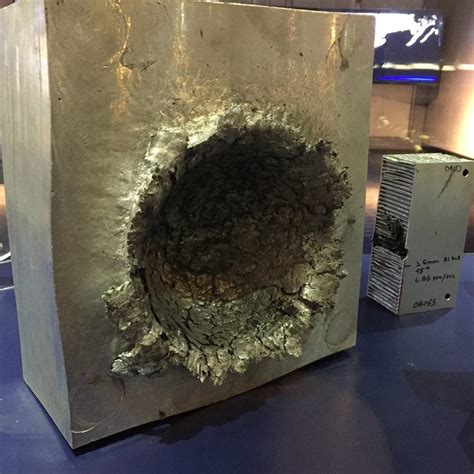 This Is The Damage A Tiny Speck Of Space Debris Can Do At 15000mph R