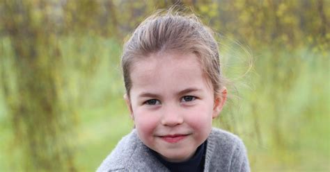 See Princess Charlottes Adorable New Portraits For Her 4th Birthday