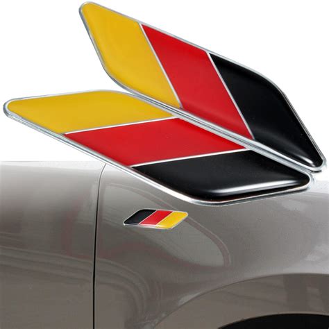 Parts And Accessories Automotive German Germany Flag 3d Car Auto Truck