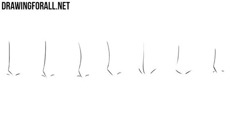 With more curvy lines and greater attention to detail. How to Draw an Anime Nose | Drawingforall.net