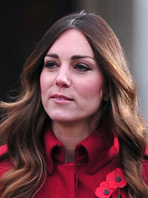 Kate Middletons Gray Hair Shows In London