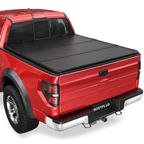 Buy Mostplus Tri Fold Hard Truck Bed Tonneau Cover On Top Compatible