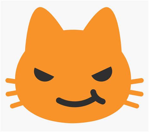 Cute Cat Emoji Kitten Android Android Black Cat Emoji Hd Png