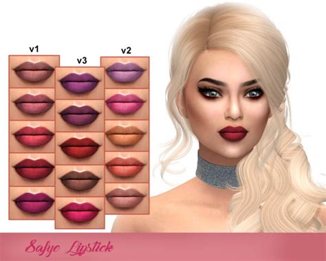 Kenzar Sims Safye Lipstick Sims 4 Downloads