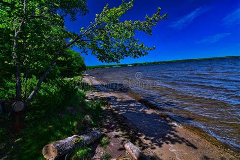 Indian Lake State Park Near Manistique Michigan Stock Photo Image Of