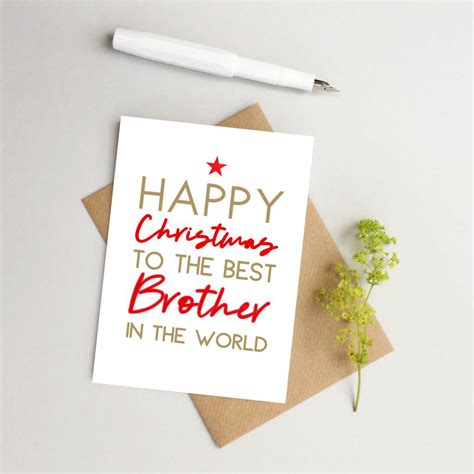 Brother Christmas Card By Word Up Creative