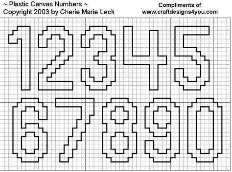 Cross Stitch Numbers No Stitching Needed Simply Cut These Numbers