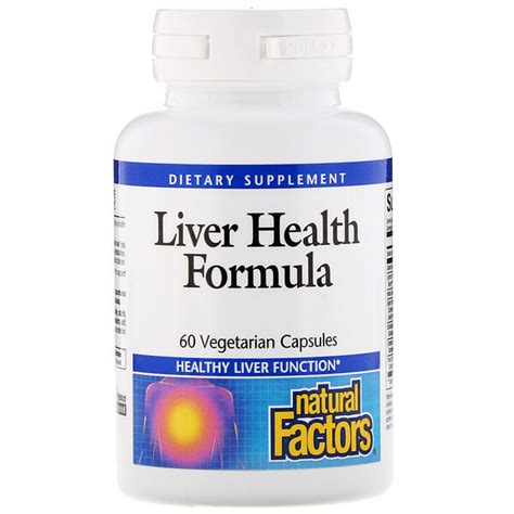 Natural Factors Liver Health Formula 60 Vegetarian Capsules Iherb
