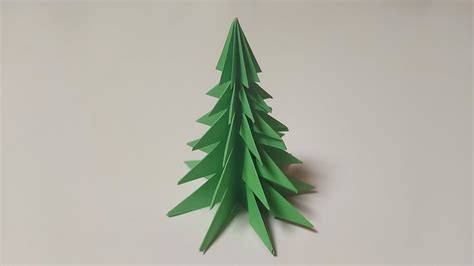 3d Paper Christmas Tree How To Make A 3d Paper Christmas Tree Diy