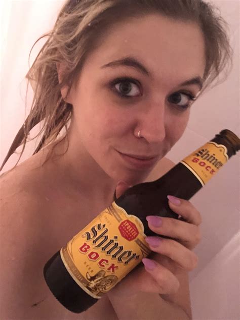 things are by far the best they ve been in a while time to celebrate with my go to shower beer
