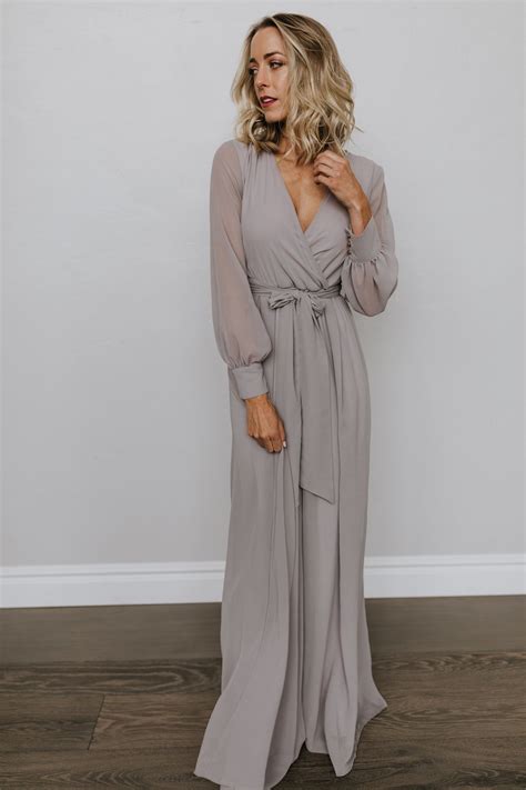 Lydia Gray Maxi Dress In 2020 Boho Maxi Dress Fall Maxi Dress Grey