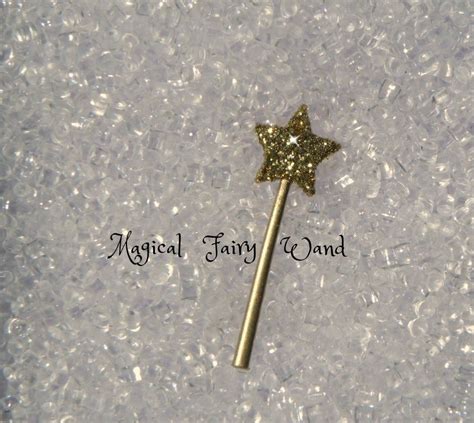 Miniature Fairy Wand Handcrafted Gold Color Or Silver Color Etsy