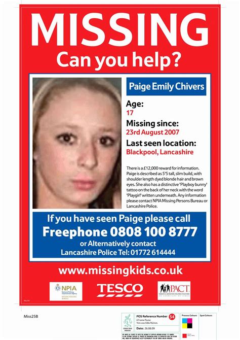 Missing Person Poster Template Generator ~ Addictionary