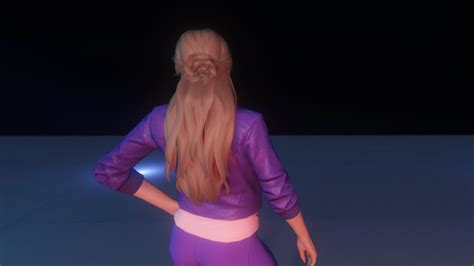 Long Hairstyle With Rose For Mp Female Gta5