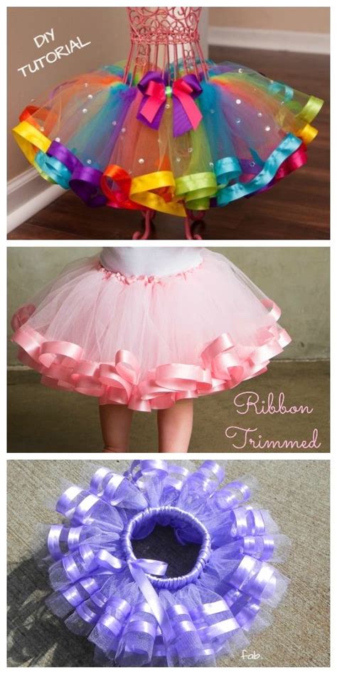 Diy No Sew Tutu Skirt Ideas To Dress Up Your Princess Ribbon Tutu Diy