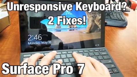 Surface Pro 7 How To Fix Keyboard Not Working Unresponsive 2