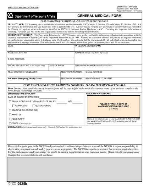 Form 0938 0025 Fillable Printable Forms Free Online
