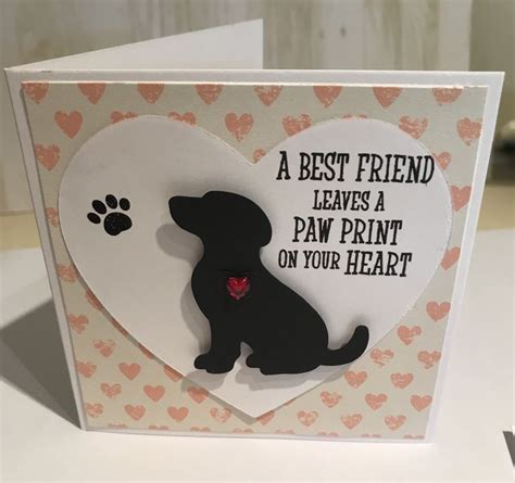 Pet Sympathy Dog Handcrafted Greeting Card Haus And Garten En6347080
