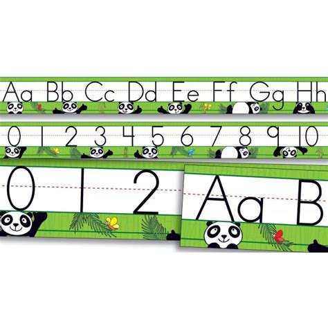 Scholastic Teachers Friend Panda Alphabet And Numbers 0 30