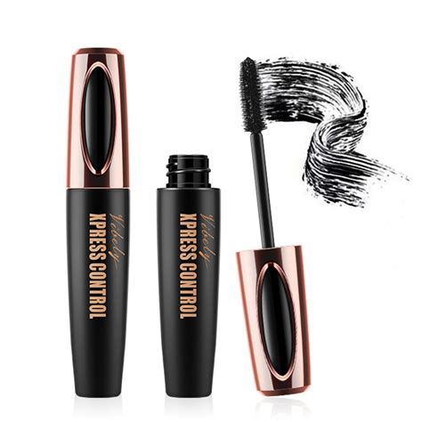 Vibely 4d Silk Fiber Eyelash Mascara Long Lasting Extension Makeup Kit