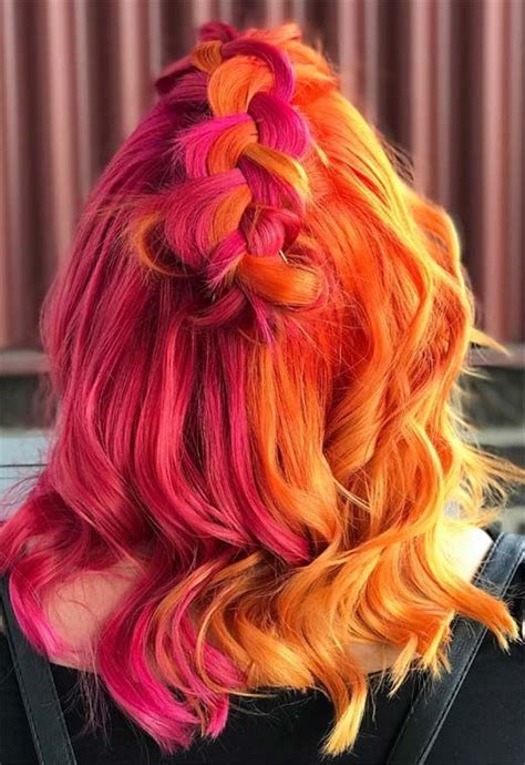 59 Fiery Orange Hair Color Shades Orange Hair Dyeing Tips In 2021