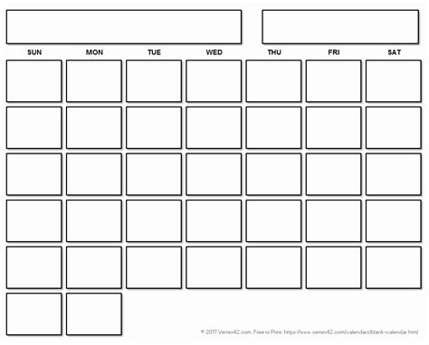 30 Blank Monthly Calendar Template Pdf Tate Publishing News