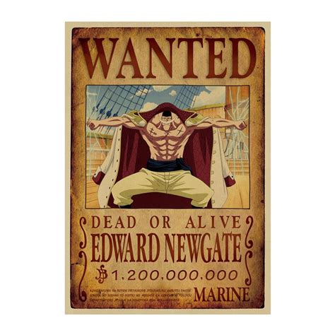 Affiche Wanted One Piece Edward Newgate | Laboutique-Onepiece
