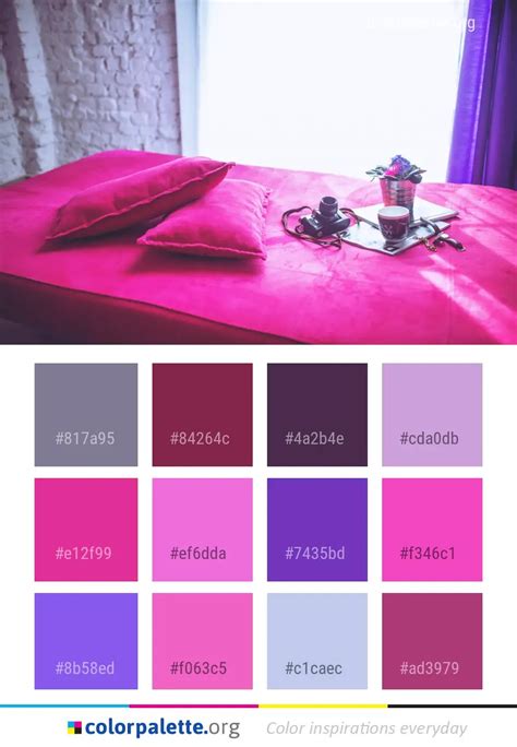 Pink Red Purple Color Palette