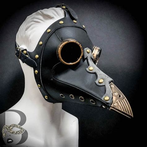Plague Doctor Mask Face Mask Steampunk Bird Mask Raven Mask Etsy