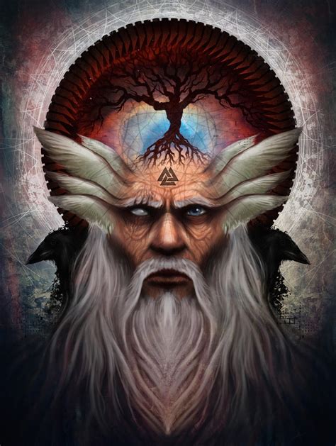 Odin The All Father By Touchedbyred On Deviantart